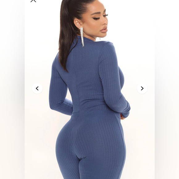 Ready or Not Ribbed Jumpsuit - Picture 3 of 4